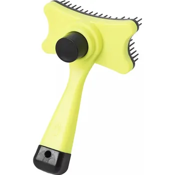 Péče o srst a drápky Automatický plastový odstraňovač zvířecích chlupů žlutý