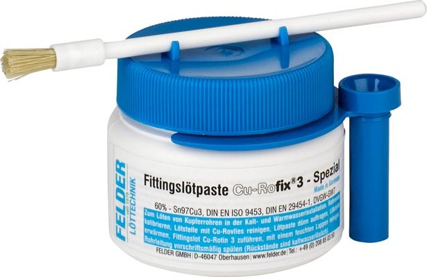 FELDER CHEM-WELD 230251 Měkká pájecí pasta se stříbrem Sn97Ag3 Cu-Rofix4-Spezial, 250g