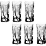 Crystalite Bohemia Broušené sklenice na destiláty Quadro 6 ks 50ml