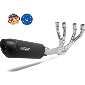 Výfuk pro motocykl Laděný výfuk COBRA Full Systém Svody + koncovka SC3 Black Honda CBR 650 F / CB 650R / CB 650F