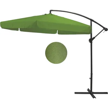 Slunečník Slunečník 300 cm světle zelený BANANA boční s podst. KLC