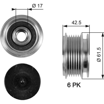 Předstihová spojka GATES OAP7047