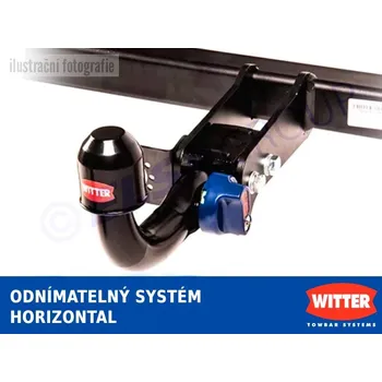 Tažné zařízení Tažné zařízení Volkswagen Caddy 2004-2015 , bajonet, Witter