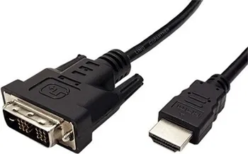 Video kabel Kabel DVI-D(M) HDMI M 2 m černý