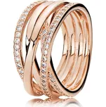 Pandora Bronzový propletený prsten 180919CZ 50 mm + 2 měsíce na vrácení zboží