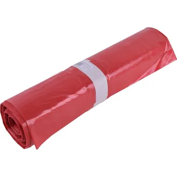 Pytle na odpadky Pytel na odpad 120 L ČERVENÉ 70x110cm / LDPE-40mircon / role 25ks