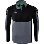 ERIMA SIX WINGS MIKINA 1/2 ZIP - PÁNSKÁ - Šedá, Černá - velikost M