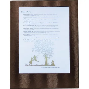 Securit Jídelní lístek LED, osvělený, jednostranný, A4, měděná