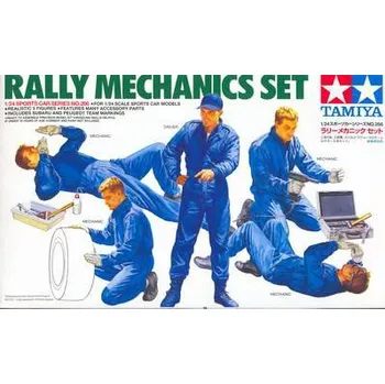 Plastikový model Rally Mechanics Set (Tamiya 1:24)