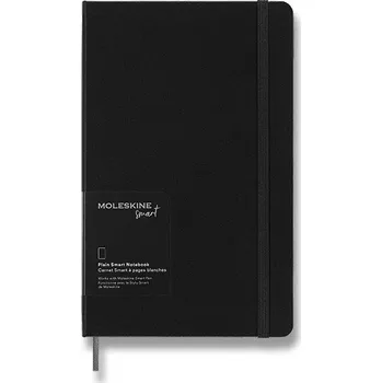 Zápisník Zápisník Moleskine Smart Writing - tvrdé desky L, čistý, černý