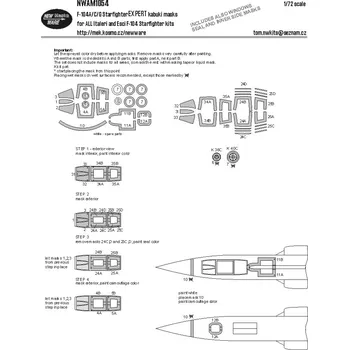 Plastikový model 1/72 Mask F-104A/C/G Starfighter EXPERT (ITAL)