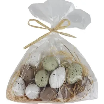 Velikonoční dekorace Pro Háčkování Dekorační vajíčka na podestýlce, 12 ks