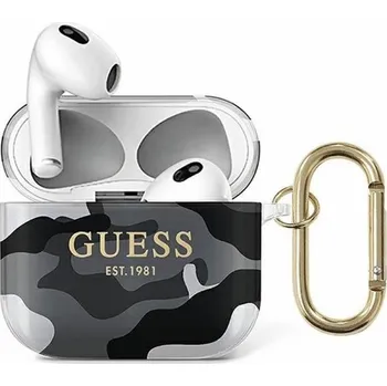 Příslušenství pro sluchátka Hádej hádejte gua3ucamg Apple Airpods 3 Cover Black/Black Camo Collection