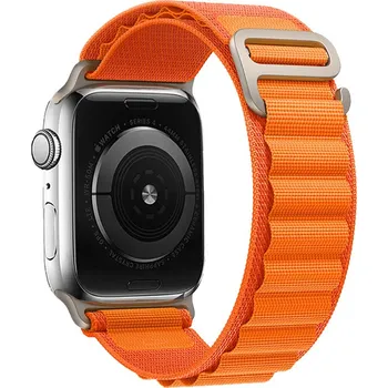 Příslušenství k chytrým hodinkám eses Alpský tah pro Apple Watch - Oranžový 42mm, 44mm, 45mm, 49mm