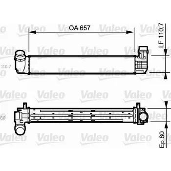 Chladič motoru Chladič turba VALEO 818870