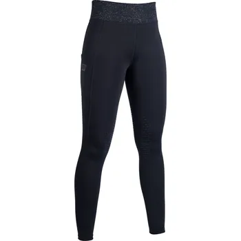 Jezdecké kalhoty HKM Legíny jezdecké Lavender Bay HKM, s gripem na kolenou, dámské, černé 40-42