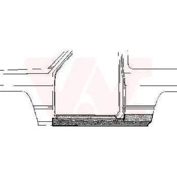 Prah karosérie Nástupní panel VAN WEZEL 3360101