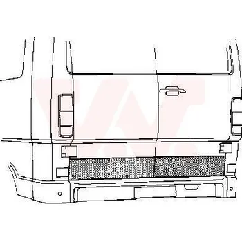 Příslušenství karosérie Zadní dveře VAN WEZEL 3070149