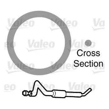 Chladič motoru Těsnění, potrubí chladiva VALEO 509155