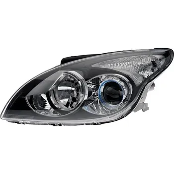 Přední světlomet ACI HYUNDAI i30 09-12 přední světlo H7+H1 (el.ovládané+motorek) černé (Česká verze) L