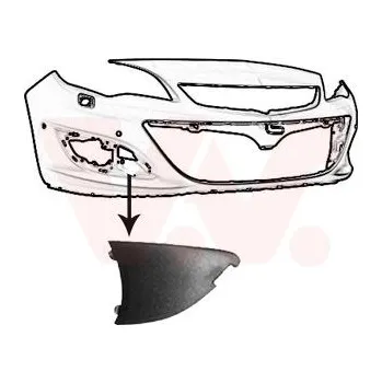 Nárazník Kryt nárazníku VAN WEZEL 3753494