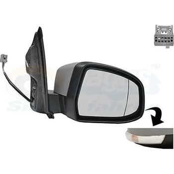 Auto zrcátko Vnější zpětné zrcátko VAN WEZEL 1866808