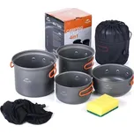 Naturehike Kempingový set hliníkového nádobí 4v1