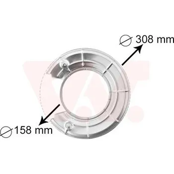 Auto-moto Ochranný plech proti rozstřikování, brzdový kotouč VAN WEZEL 3766373