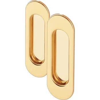 Nábytkové kování ACT SERVIS ACT - Mušle OV Provedení: BEZ OTVORU, Povrch: OLV - mosaz leštěná lesklá