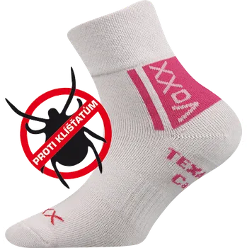 Voxx Dětské ponožky PROTI KLÍŠŤATŮM - SVĚTLE RŮŽOVÉ velikost/rozměry: 30-34