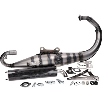 Výfuk pro motocykl Výfuk Yasuni Carrera 10 vzhled karbonu, Minarelli vertical YAS317-2C