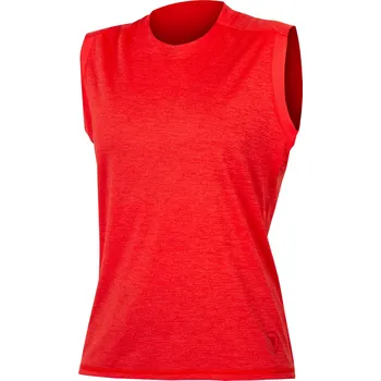 cyklistický dres Dámské tílko Endura SingleTrack Tank Top, Granátové jablko Barva: Granátové jablko, Velikost: L