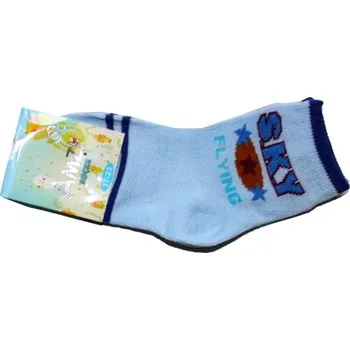 Dětské ponožky, chlapecké ponožky klasické 235-1 modrá