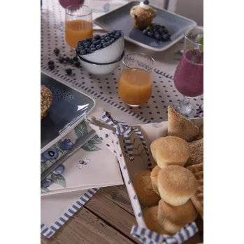 chlebník Košík na pečivo s borůvkami Blueberry Fields - 35*35*8 cm