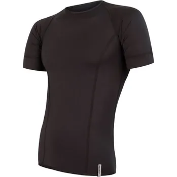 cyklistický dres Triko krátké pánské SENSOR COOLMAX TECH černé XL