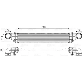 Chladič motoru Chladič turba VALEO 818337