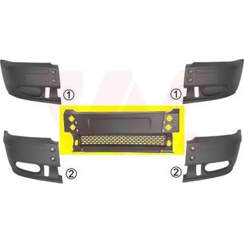 Karosérie Nárazník VAN WEZEL 1898570