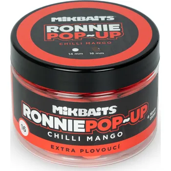 Boilies Mikbaits Ronnie Pop-Up 16 mm/150 ml Chilli Mango