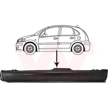 Prah karosérie Nástupní panel VAN WEZEL 0925103