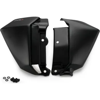 Puig Radiator Caps Kawasaki Z650 (17-19) Černá matná (J)