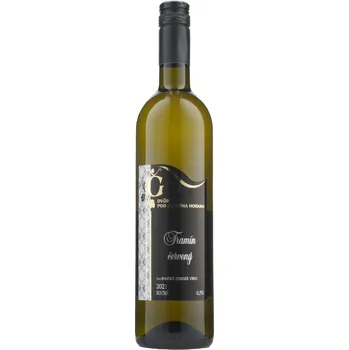 Víno Dvůr pod Starýma horama Tramín červený 2021 suché