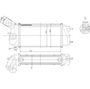 Chladič motoru Chladič turba HART 612 526