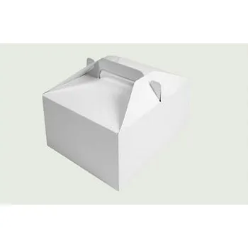 Jednorázové nádobí Krabice dortová s uchem 18.5 x 15x 9.5 cm Slunap