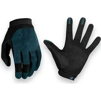 cyklistický dres BLUEGRASS rukavice REACT modrá velikost M