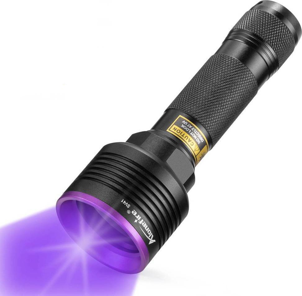 Alonefire Výkonná UV svítilna 15W UV 365nm s filtrem