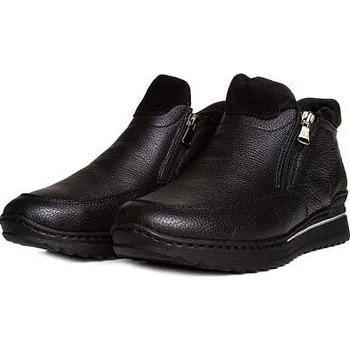 Dámská zimní obuv Vlnka Dámské kožené kotníkové boty na zip Miriam černá velikost obuv dospělí 37