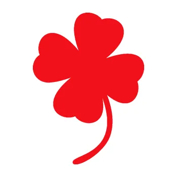 Samolepící dekorace Čtyřlístek 004 levá (10 - červená) SAMOLEPKA NA AUTO, NÁLEPKA, FÓLIE, POLEP, TUNING, VLASTNÍ TEXT, TISK, AUTOSAMOLEPKY.cz, POLEPY, OBRÁZEK, LOGO, 3D STICKERS