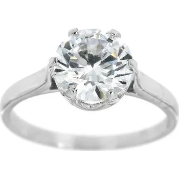 Prsten Zlatnictví U Kostela Dámský prsten s bílým zirkonem 70b 62 3351-21048264