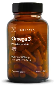 Přírodní produkt Herbavia Omega 3 1000 mg 60 cps.