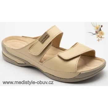 Dámská zdravotní obuv MEDISTYLE ZUZANA 2Z-E13/1 pantofel ŽLUTÝ vel.35-42, žlutá - 37